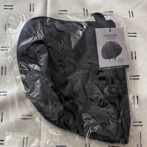 Hairbrella Black swim cap